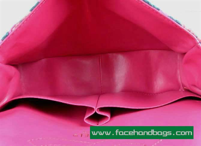 Chanel 2.55 Rose Handbag 50145 Gold Hardware-Rose Red